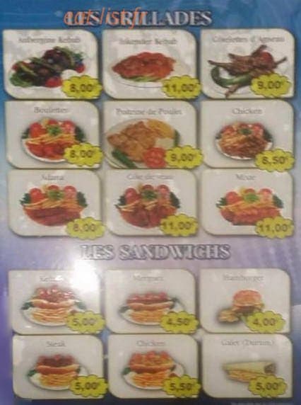 Restaurant Olympia — carte page 5