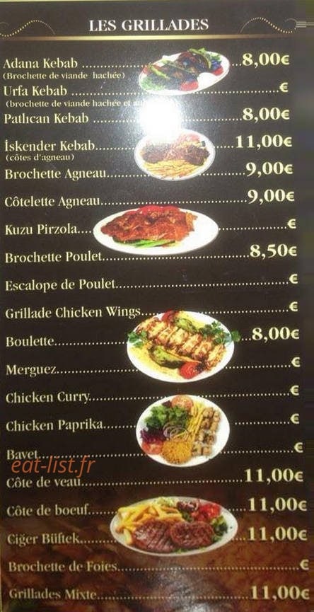 Restaurant Olympia — carte page 4