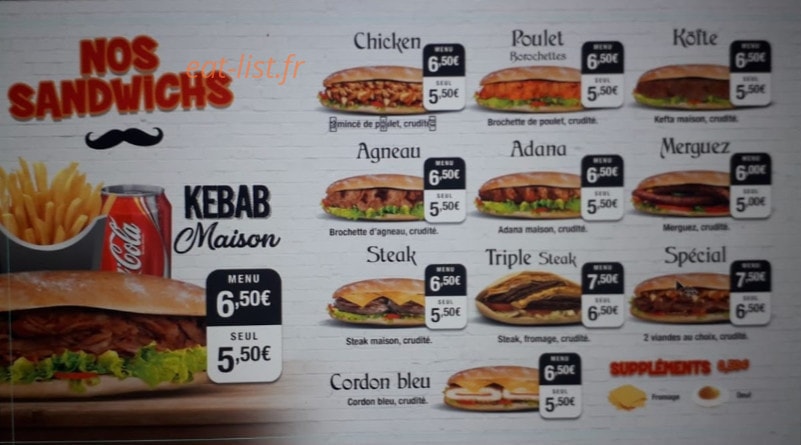Royal antep — carte page 1