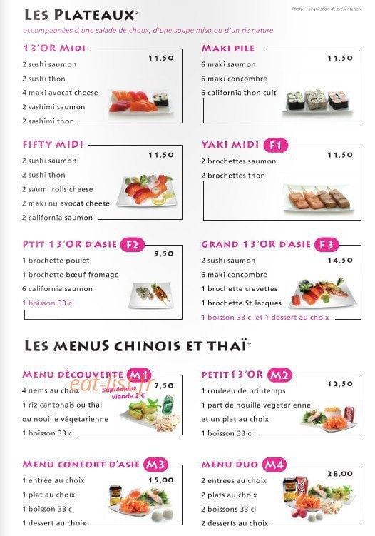 Trésors d'Asie — carte page 9