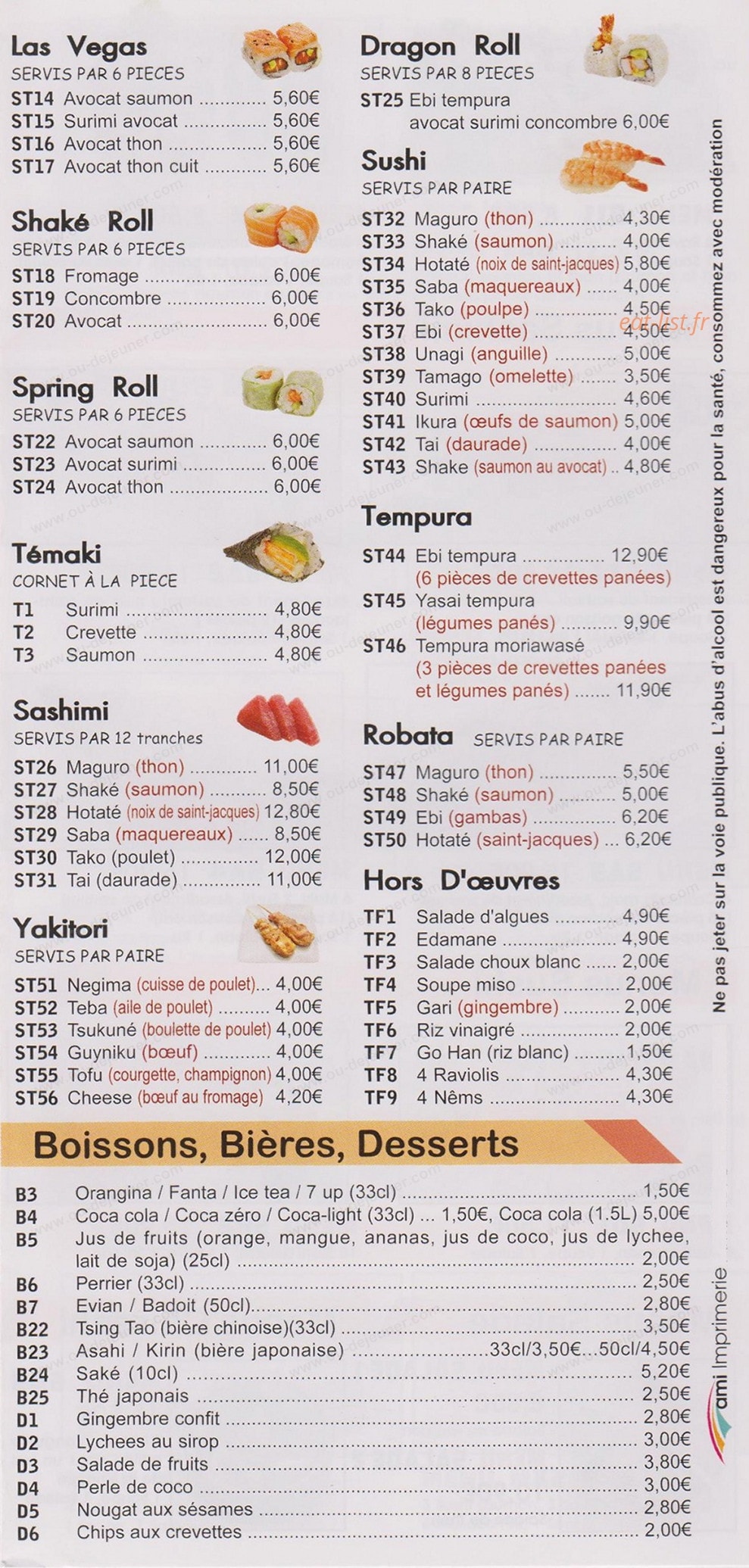 Yummy — carte page 8