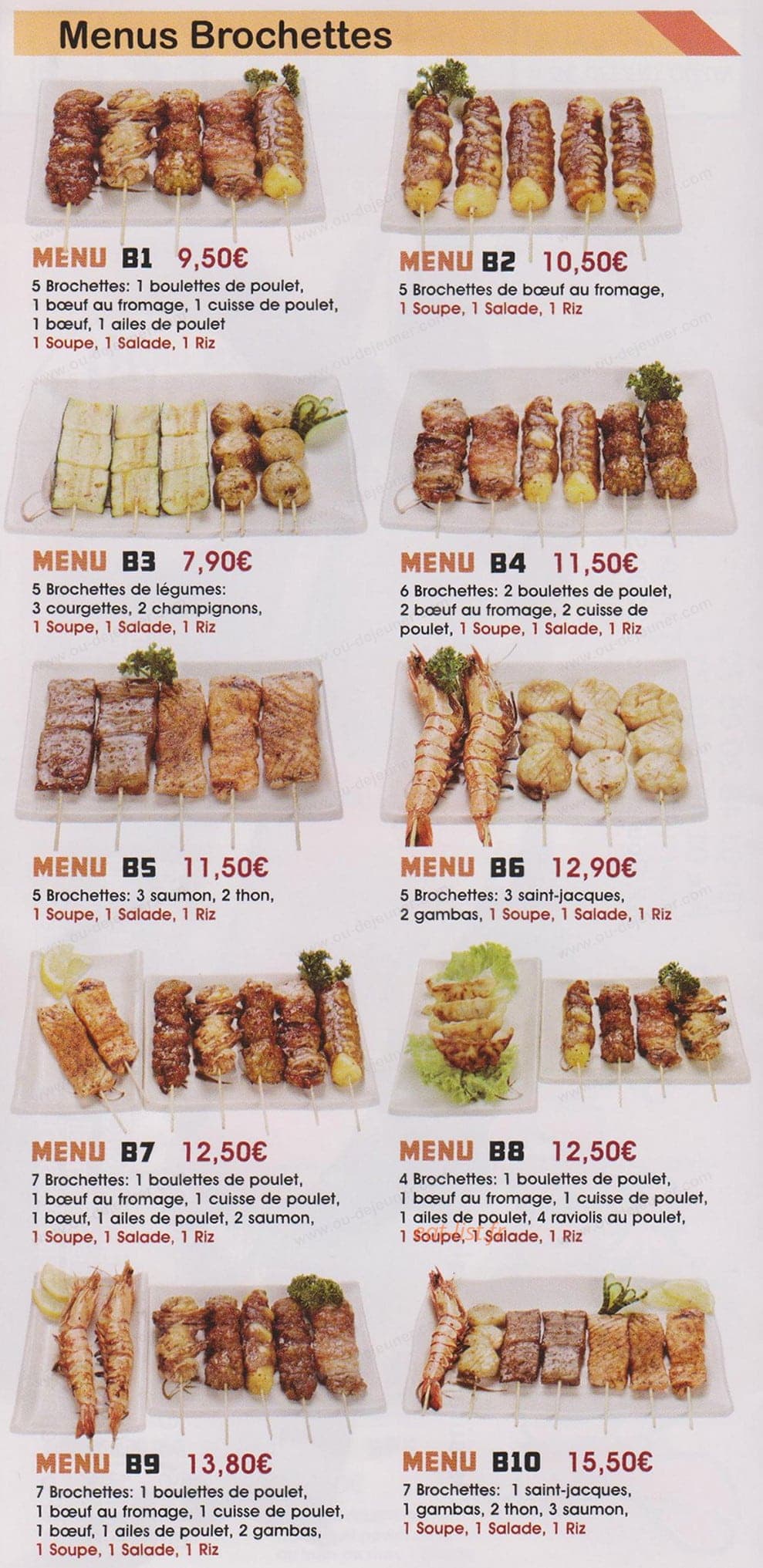 Yummy — carte page 2