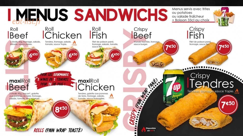 MFChicken — carte page 8