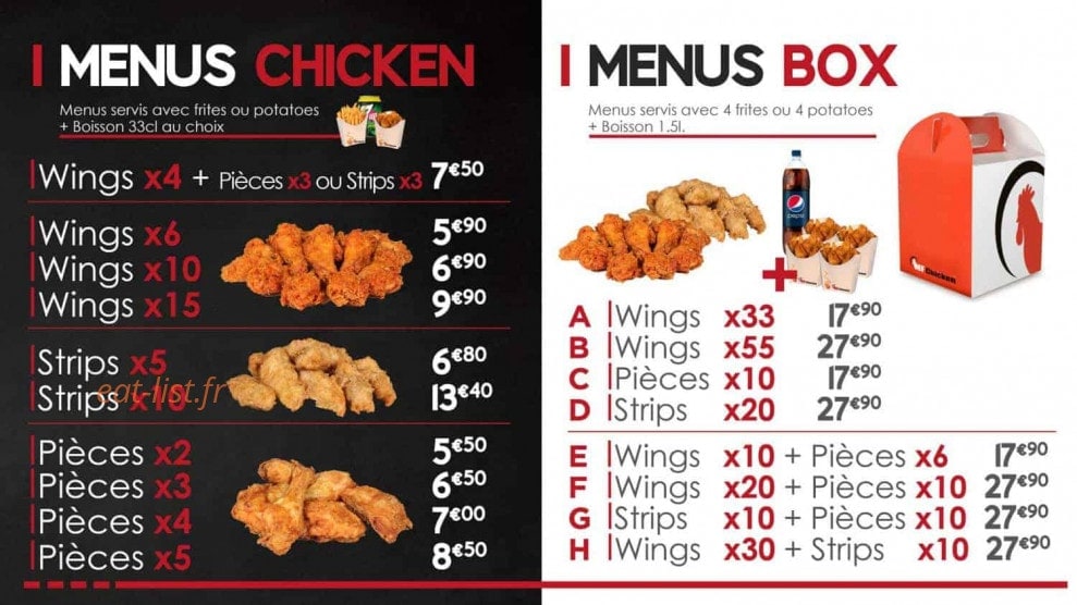MFChicken — carte page 5