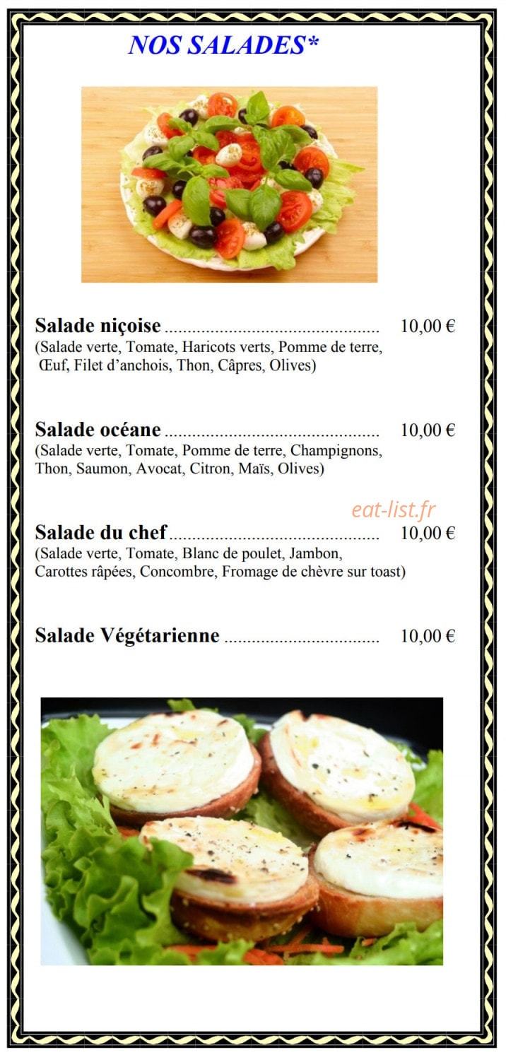 Café de France — carte page 3