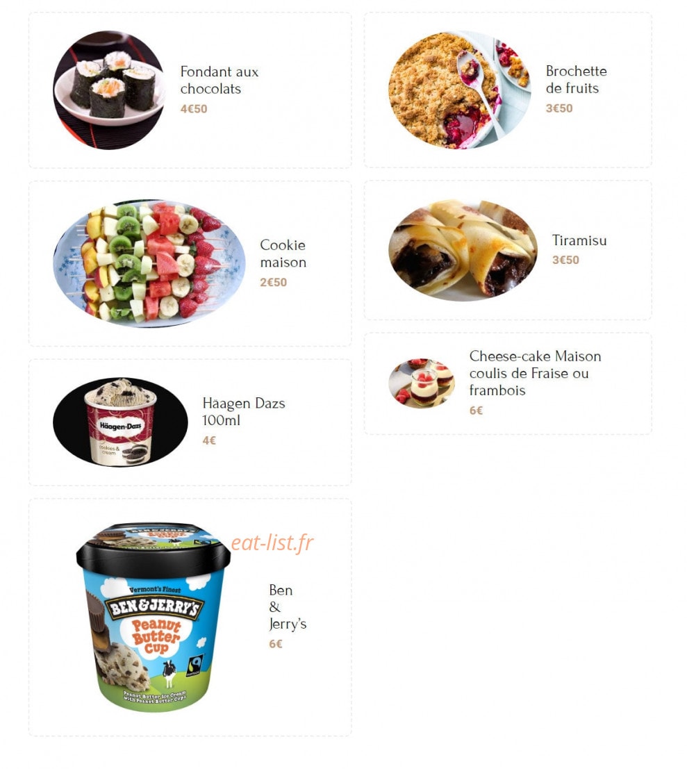 Maison Burger — carte page 7