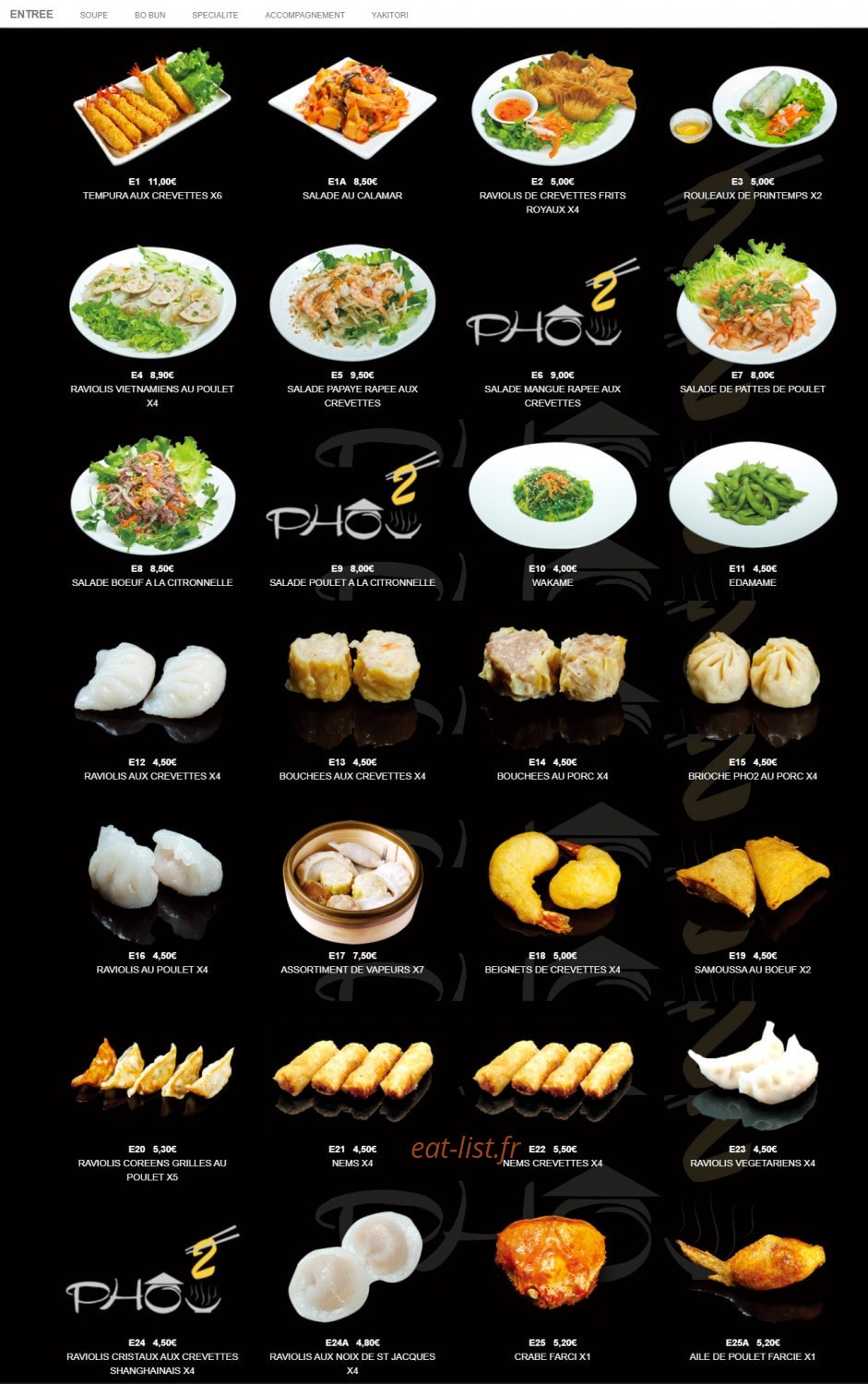 Pho 2 — carte page 1