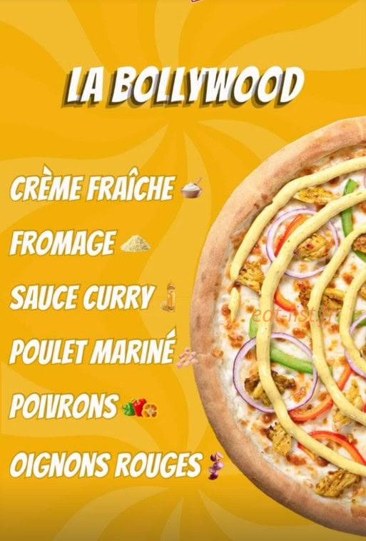 Carte et menu de Pizza Time à Saint-Denis — Pizza 9