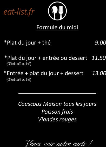 Restaurant L'Avenir — carte page 2