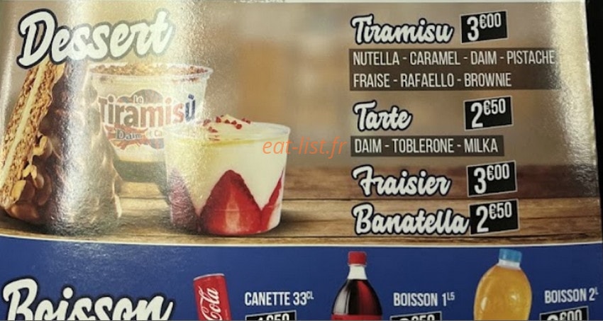 H Burger Et Pizza — carte page 10