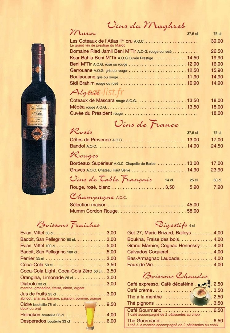 La Palmeraie De Marrakech — carte page 3