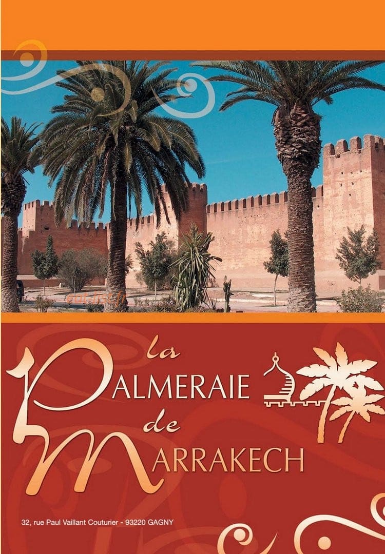 La Palmeraie De Marrakech — carte page 1
