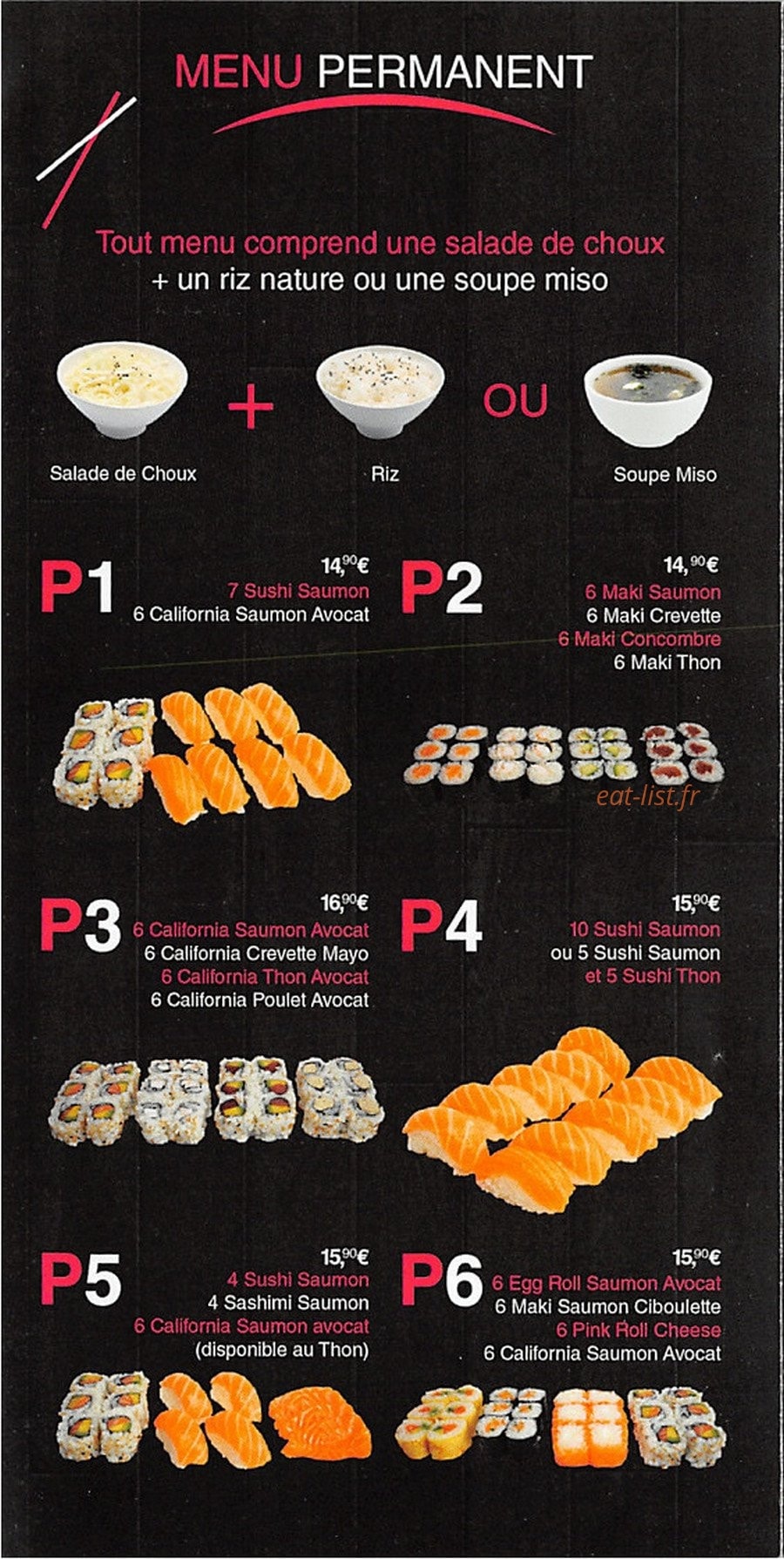 SushiC — carte page 4