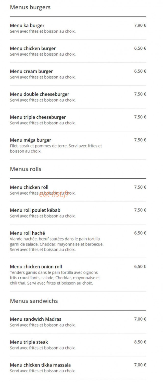 Best Fried Chicken — carte page 2
