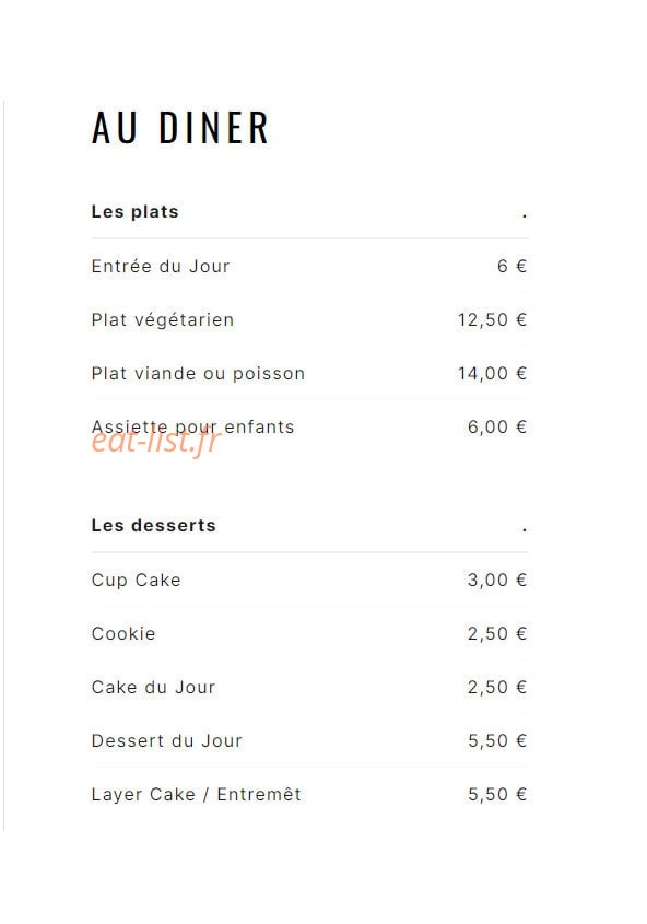 Cheffes — carte page 2