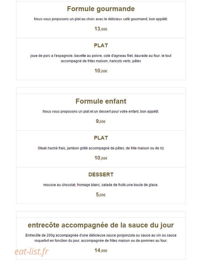 Chez Virginie — carte page 2