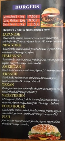 Food House — carte page 2