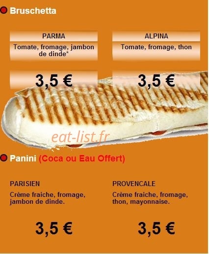 Good Food — carte page 3