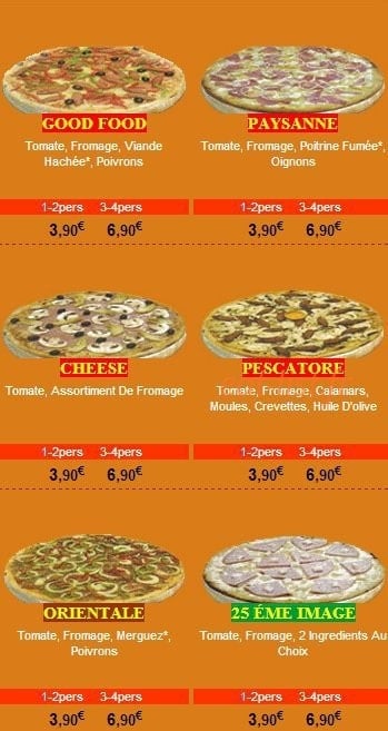 Good Food — carte page 2