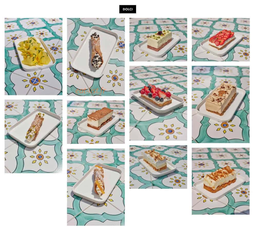 Italian Trattoria — carte page 5