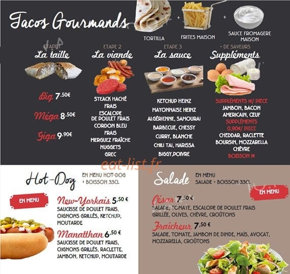La Maison Des Gourmands — carte page 5