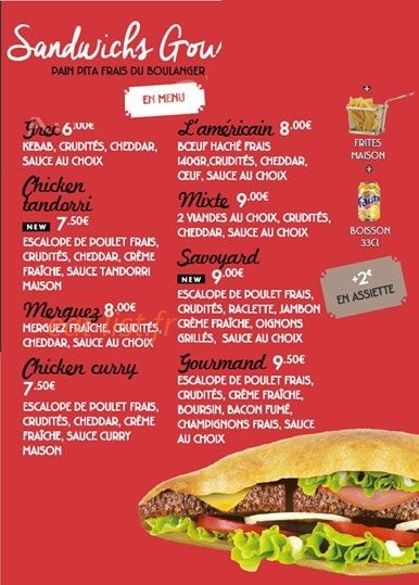 La Maison Des Gourmands — carte page 6