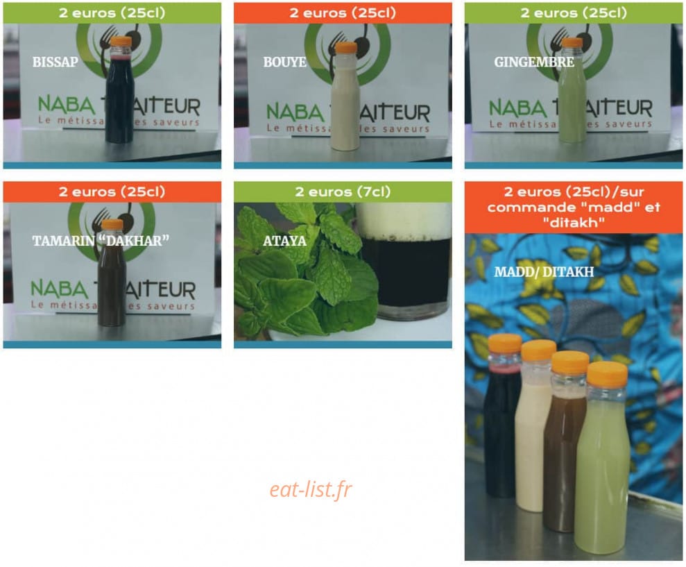 Naba Traiteur — carte page 3