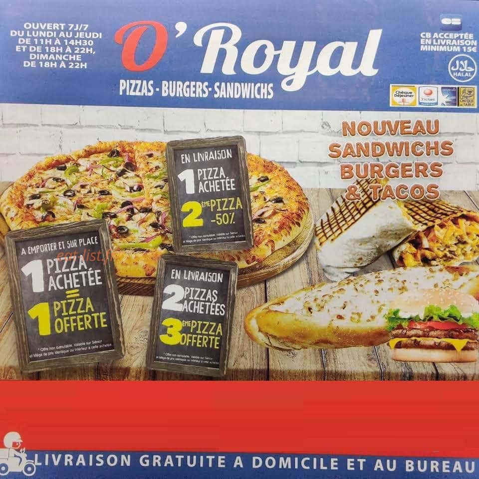 O'royal — carte page 1
