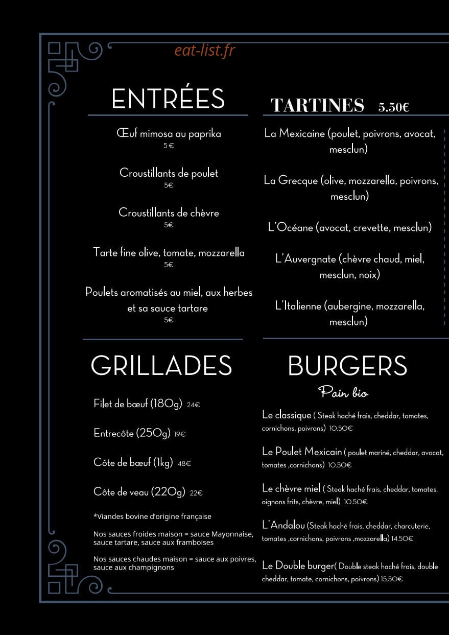 Alcazar — carte page 2