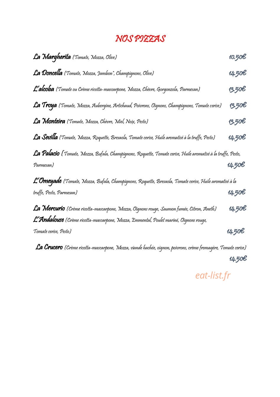 Alcazar — carte page 5