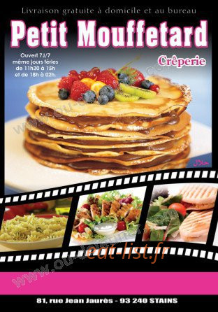 Crêperie Le Petit Mouffetard — carte page 1