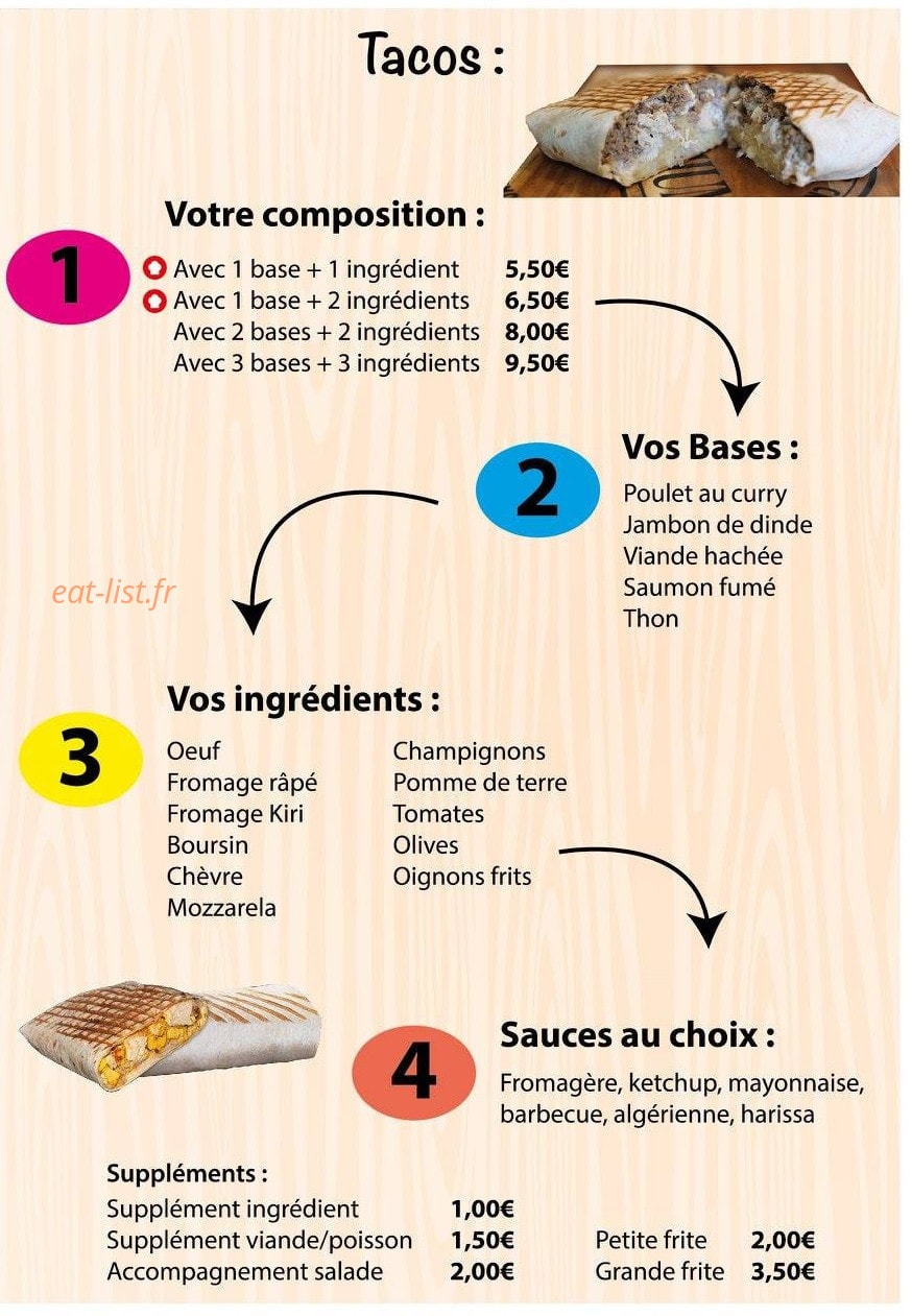 Délices Sucré-Salé — carte page 4