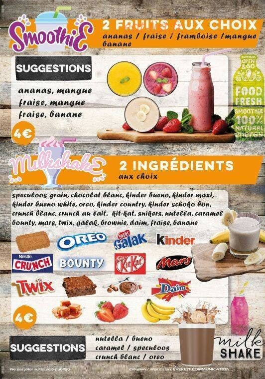La Crêperie — carte page 4