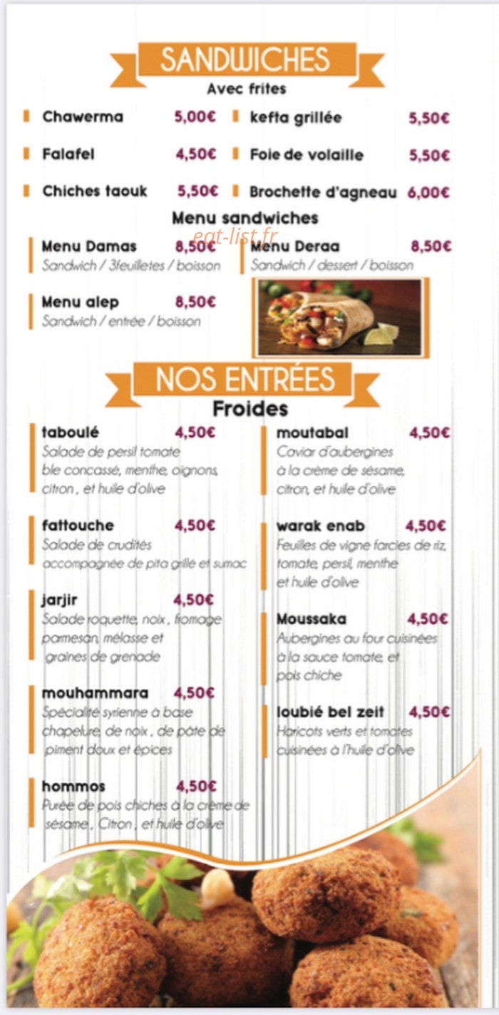 La Maison Syrienne — carte page 2