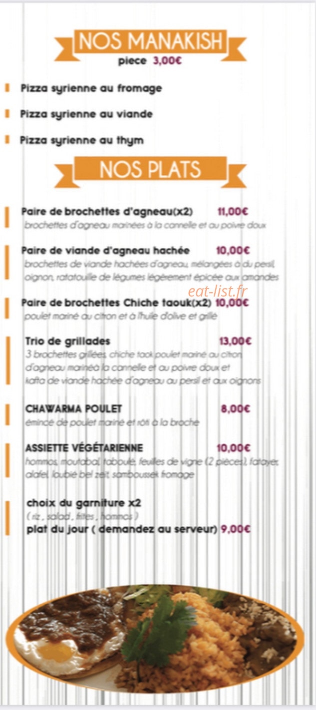 La Maison Syrienne — carte page 4