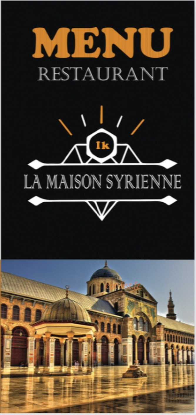 La Maison Syrienne — carte page 1