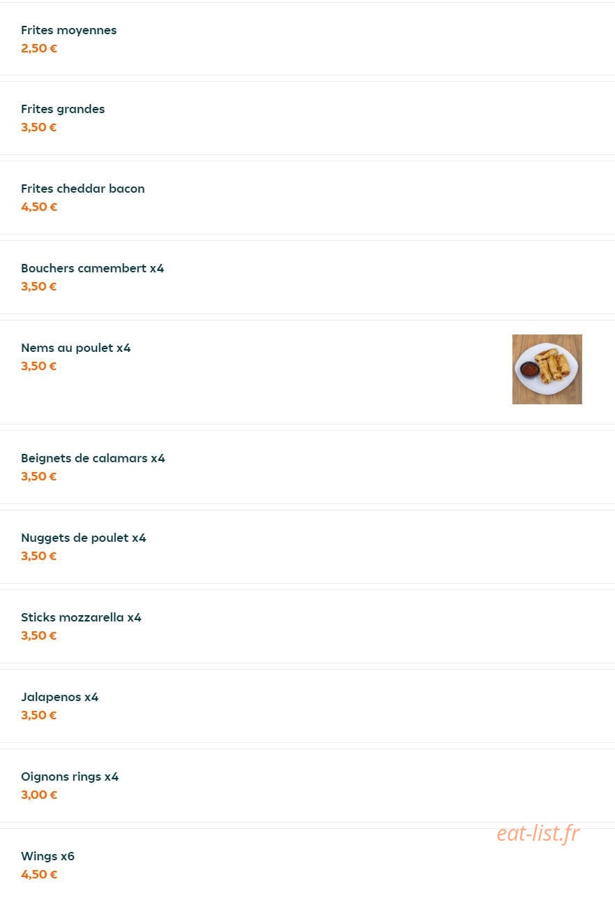 Le stadium kitchen — carte page 28