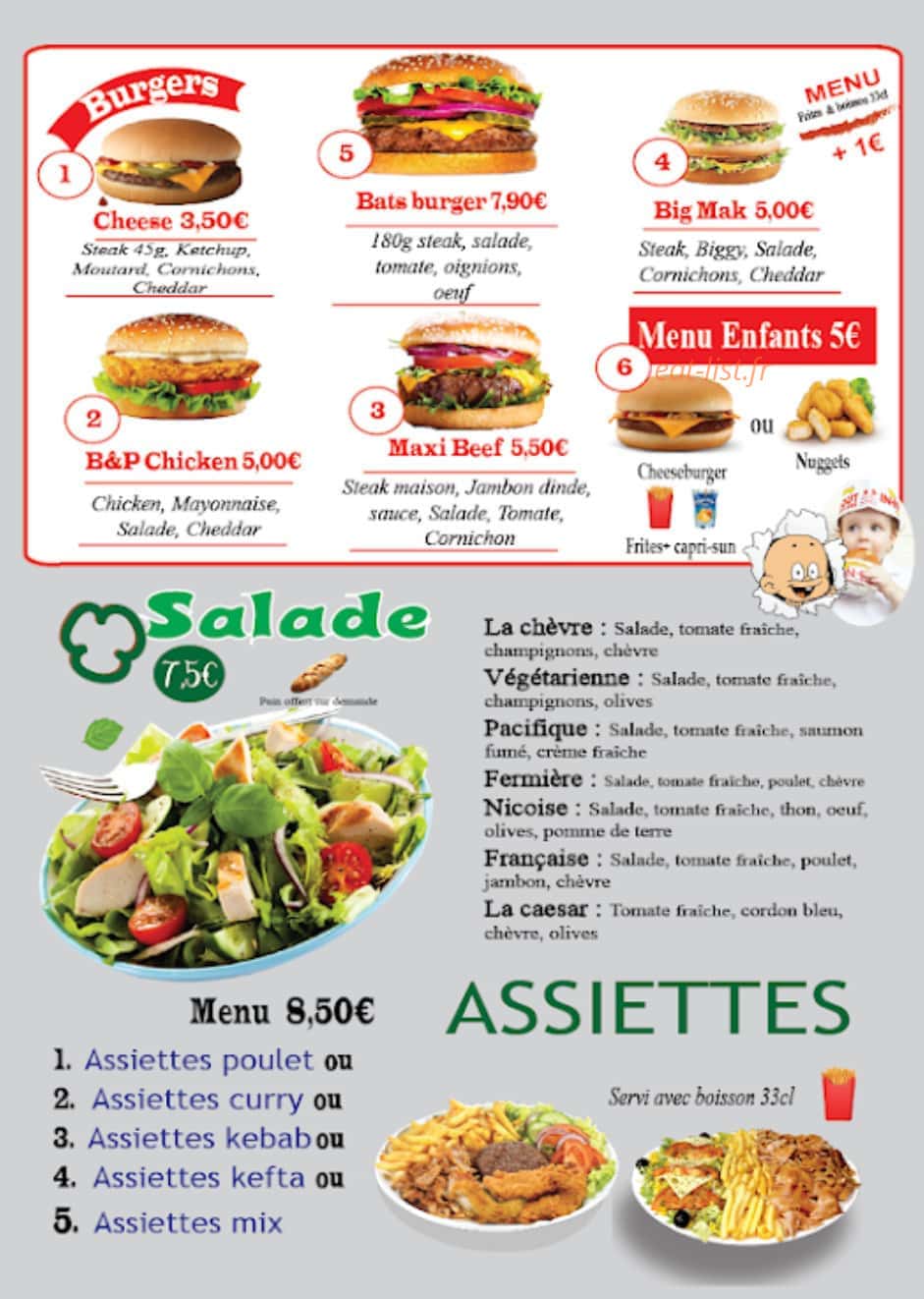 New Verlaine Kebab — carte page 3
