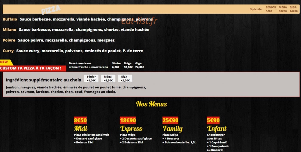zanolli pizza — carte page 3