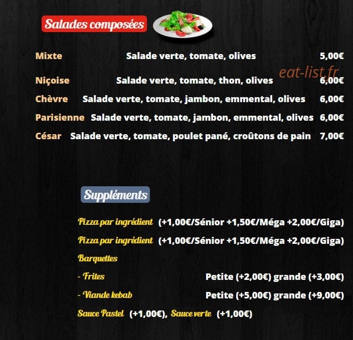 zanolli pizza — carte page 6
