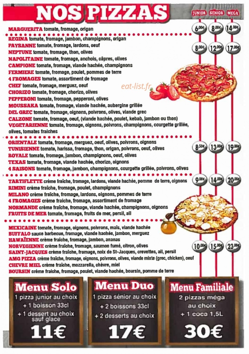 Amg Food — carte page 2