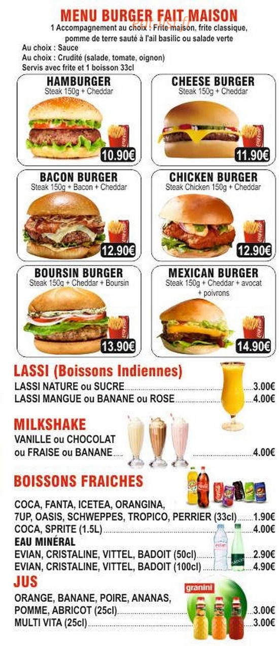 Cantine du monde — carte page 3