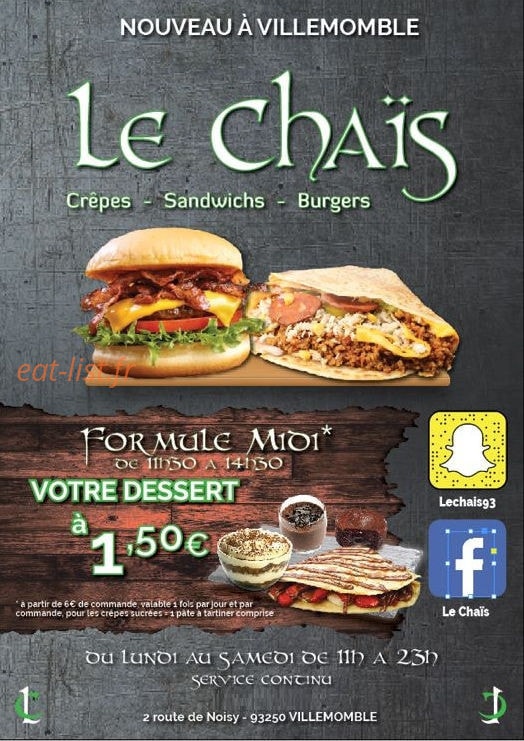Le Chais — carte page 1