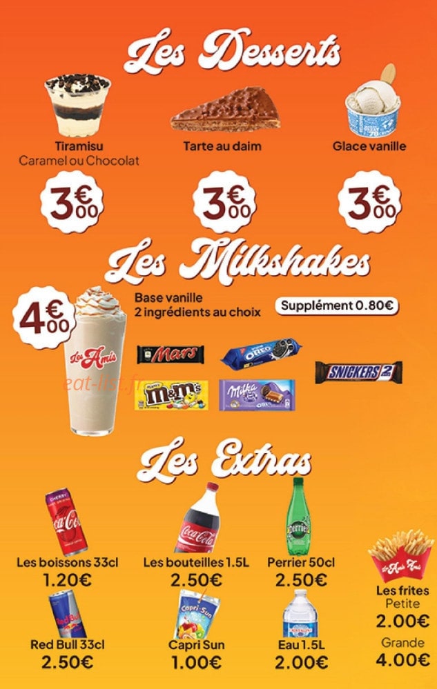 Les amis — carte page 6