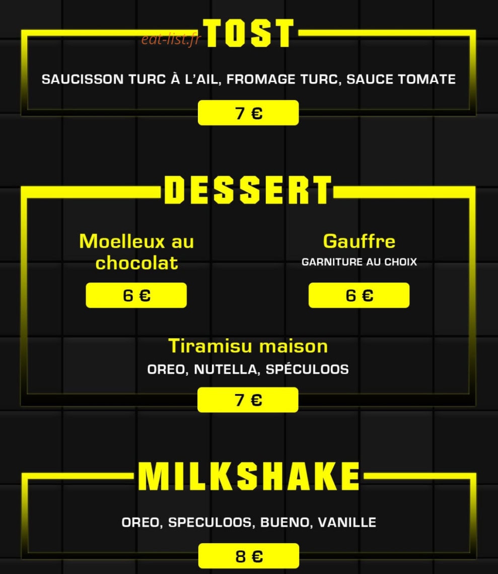 Nargos Coffee — carte page 2
