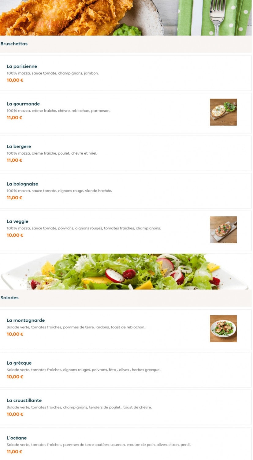 Pizza Enzo — carte page 4