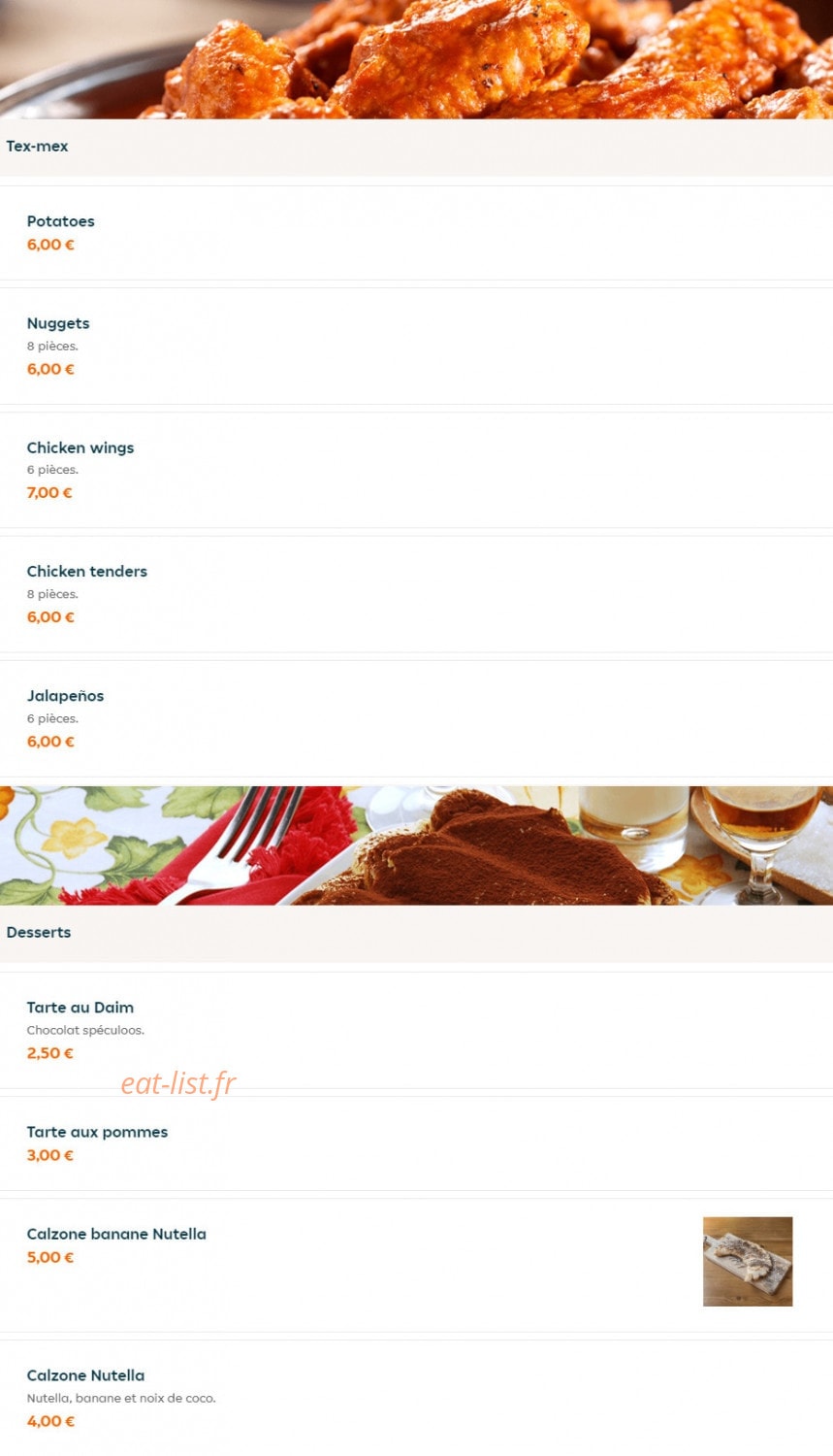 Pizza Enzo — carte page 5