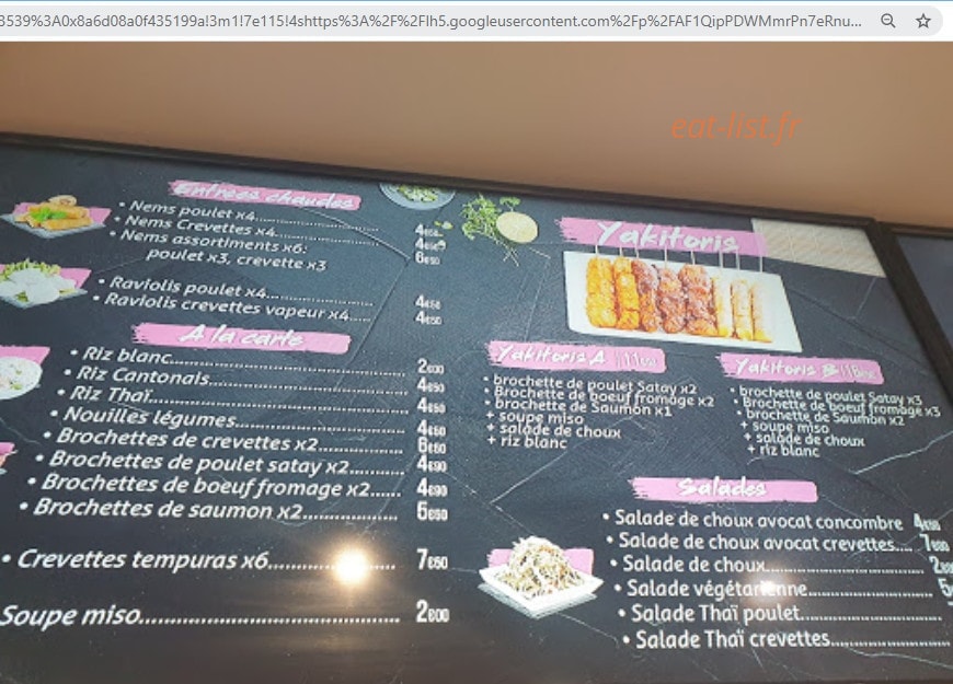 Sweet Crêpe — carte page 1