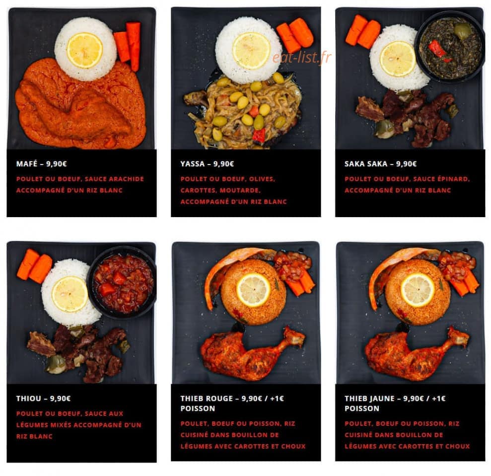 Wakanda food — carte page 3