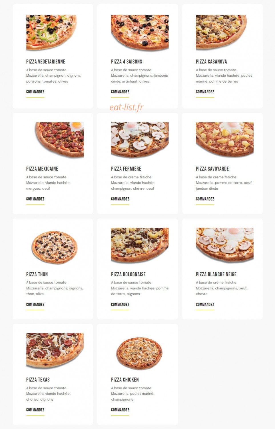 Big Food — carte page 5